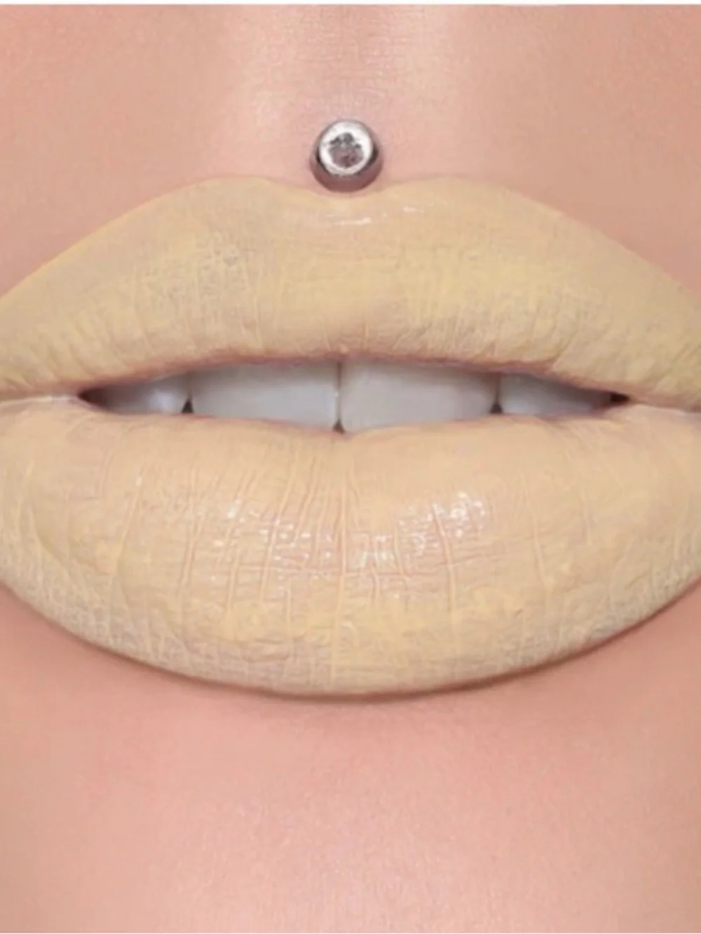 JEFFREE STAR Supreme Gloss Lip Gloss Urethra Pale Yellow Full Size Vegan NIB